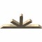 Ekena Millwork Saratoga Rough Sawn Timber Gable Bracket, Douglas Fir, 84"W x 35"H x 6"D x 6"F, 10/12 Pitch GBW084X35X0606SAR00RDF - alternate 5